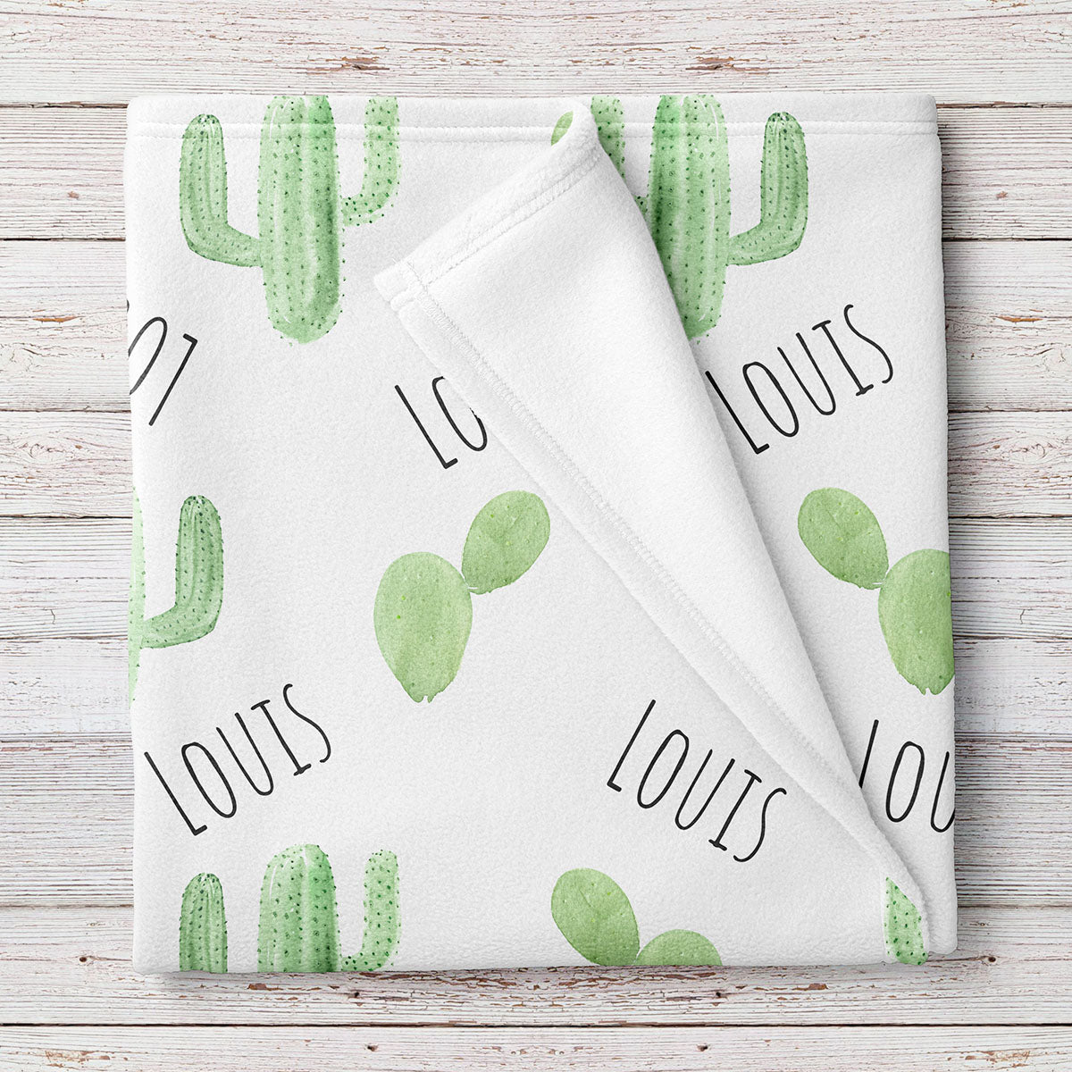 Cactus Personalized Baby Blanket – Stork Wares
